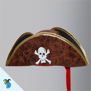 Sombrero Pirata con Alambre